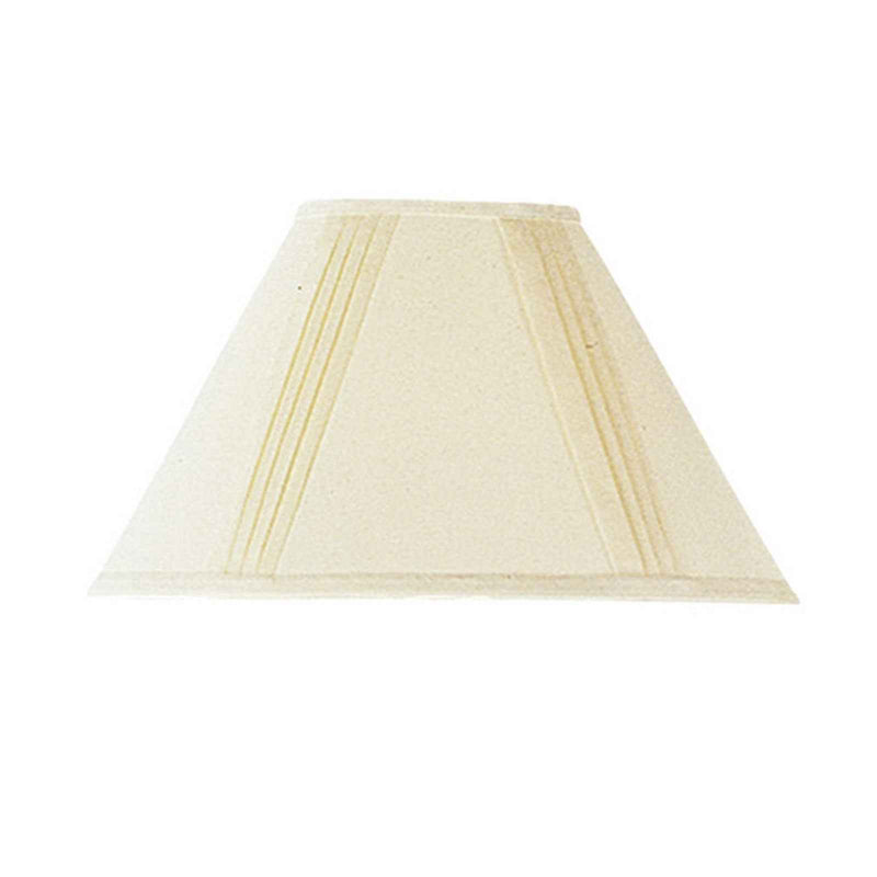 Off White Linen Pleated Empire Lamp Shade