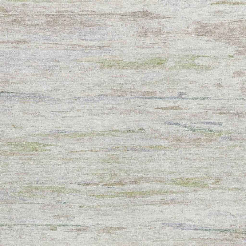 8' X 10' Ivory And Beige Abstract Washable Indoor Outdoor Area Rug