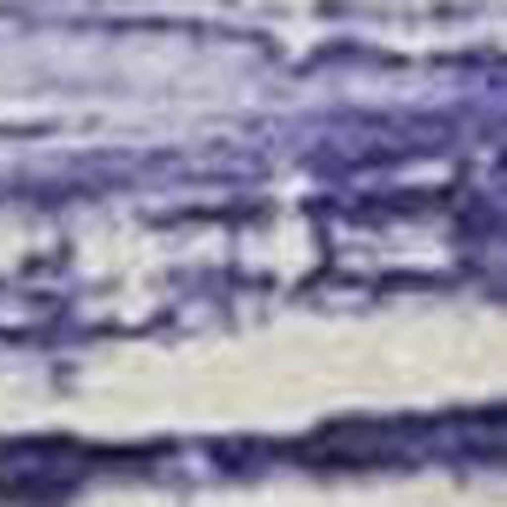 9' X 12' Lavender And Ivory Striped Washable Indoor Outdoor Area Rug