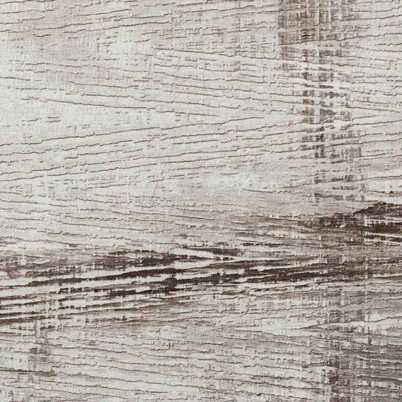 8' X 10' Taupe And Ivory Striped Washable Indoor Outdoor Area Rug