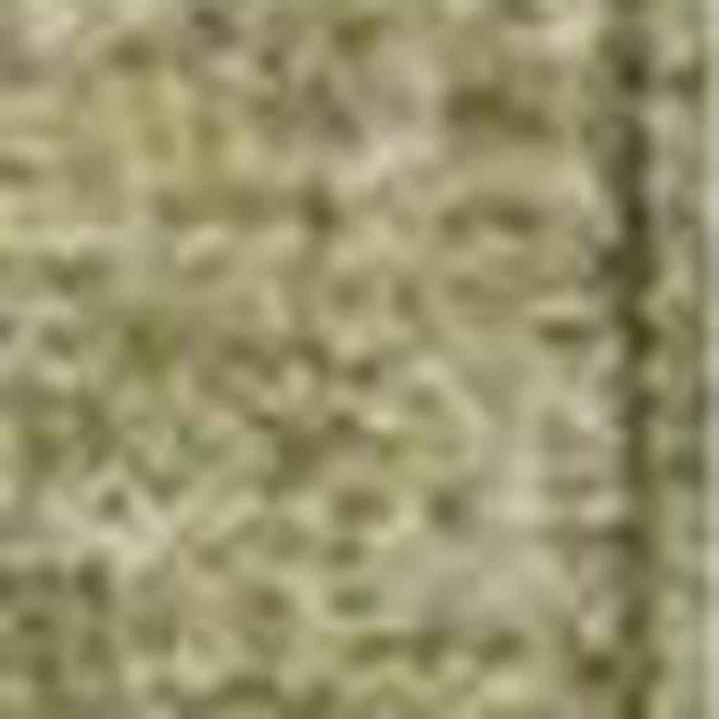 5' X 8' Brown And Fern Green Abstract Washable Indoor Outdoor Area Rug