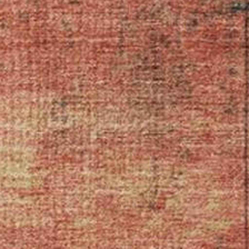 8' X 10' Rust Beige And Charcoal Abstract Washable Indoor Outdoor Area Rug