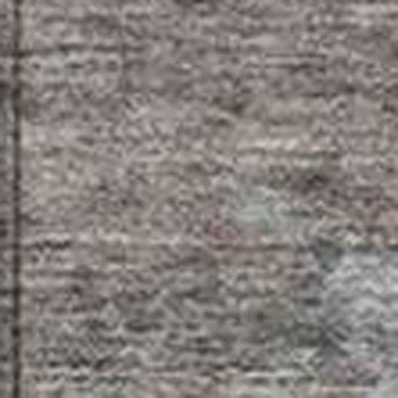 9' X 12' Brown And Ivory Abstract Washable Indoor Outdoor Area Rug