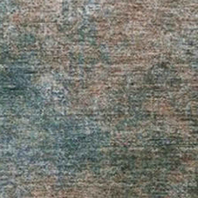 10' X 14' Copper And Navy Blue Abstract Washable Indoor Outdoor Area Rug