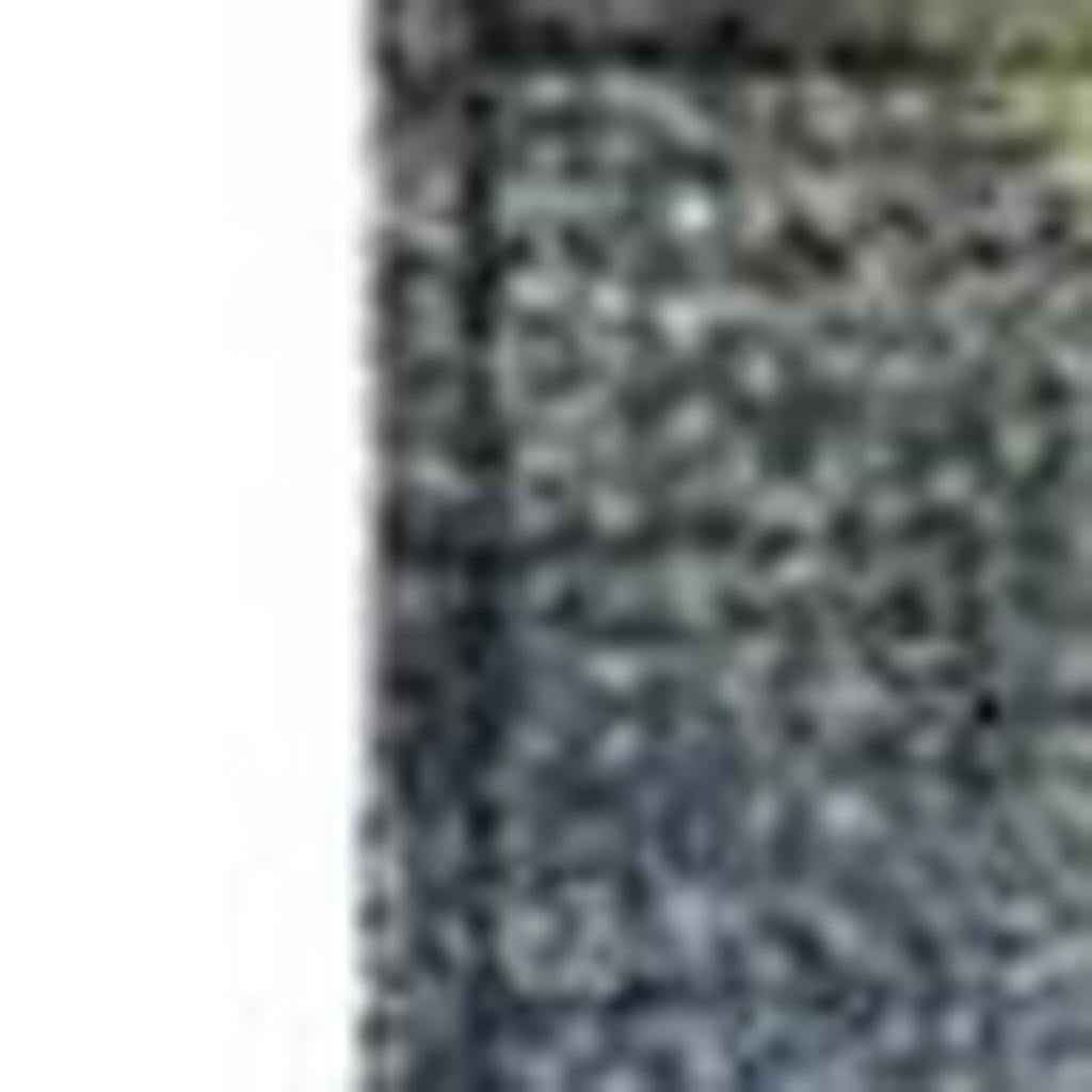 5' X 8' Beige Navy Blue And Orange Geometric Washable Indoor Outdoor Area Rug