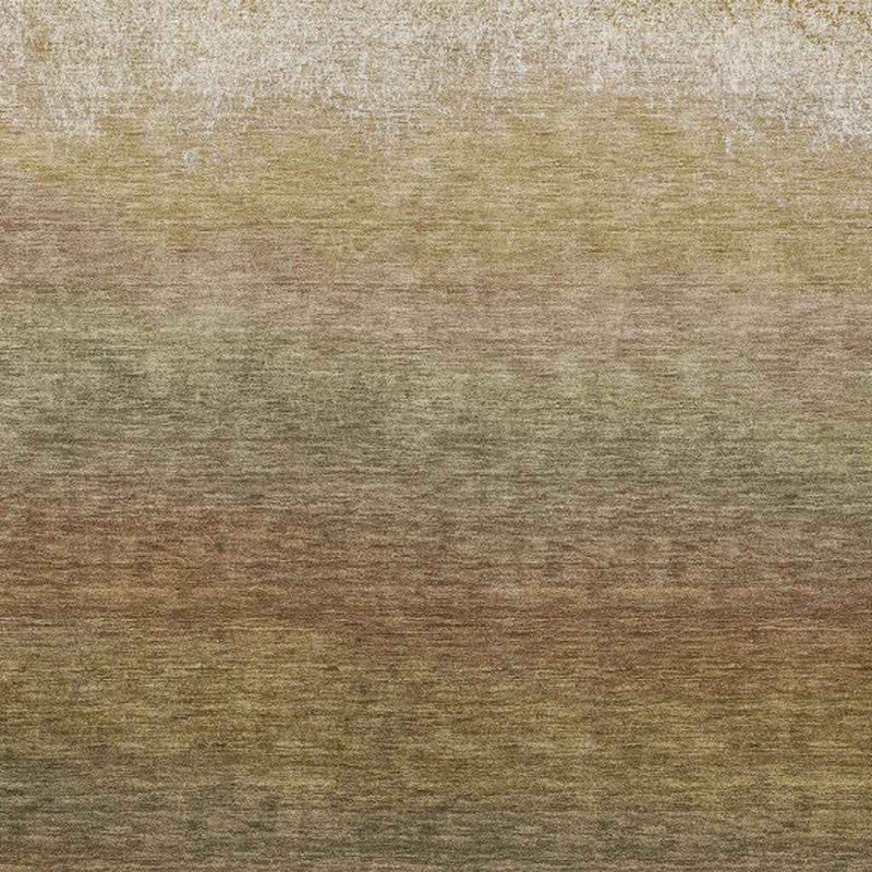 8' X 10' Taupe And Beige Ombre Washable Indoor Outdoor Area Rug