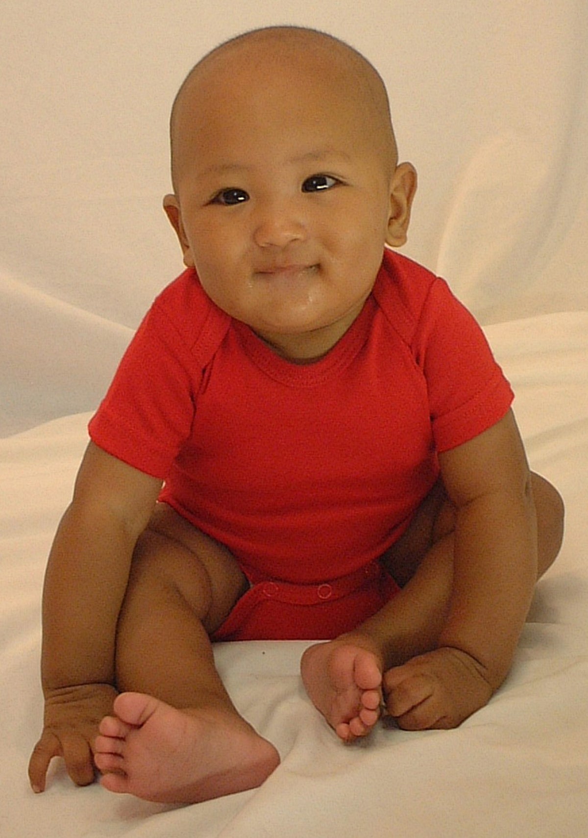 Red Bodysuit Onezies (pack Of 5) Ls_0153 - GreatEagleInc