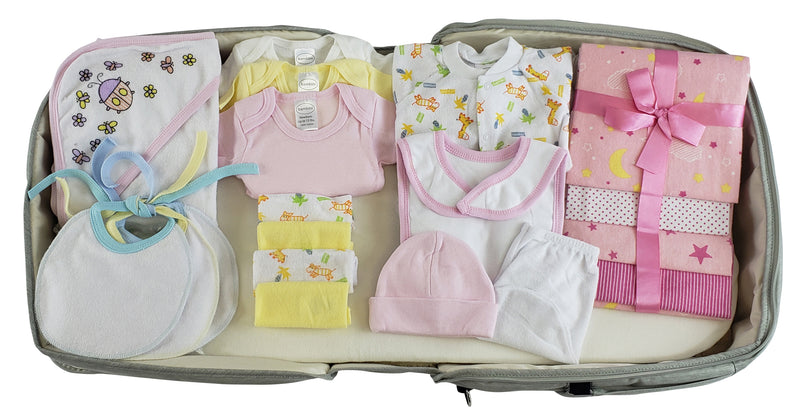 Unisex 20 Pc Baby Clothing Starter Set With Diaper Bag 808-unisex-20-pieces - GreatEagleInc