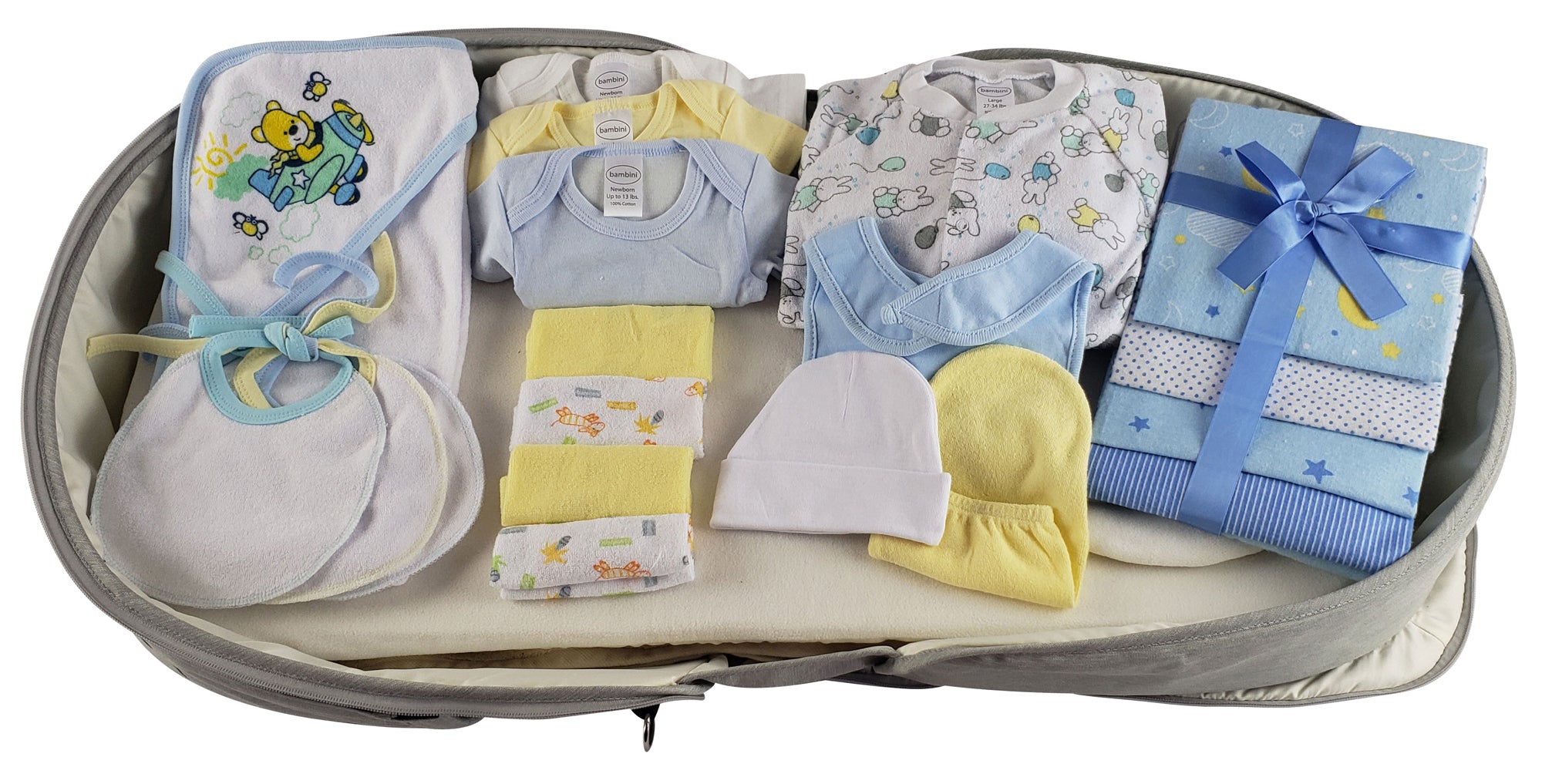 Unisex 20 Pc Baby Clothing Starter Set With Diaper Bag 808-unisex-20-pieces - GreatEagleInc