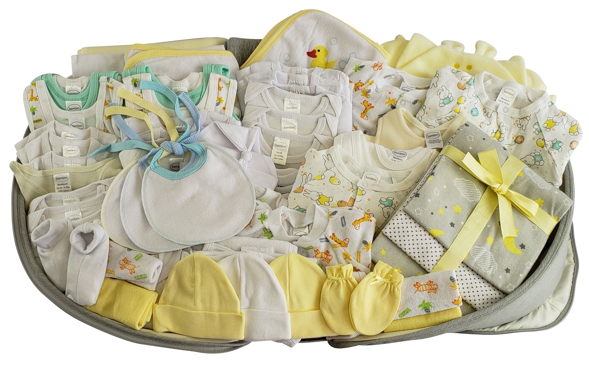 Unisex 80 Pc Baby Clothing Starter Set With Diaper Bag 808-unisex-80-pieces - GreatEagleInc