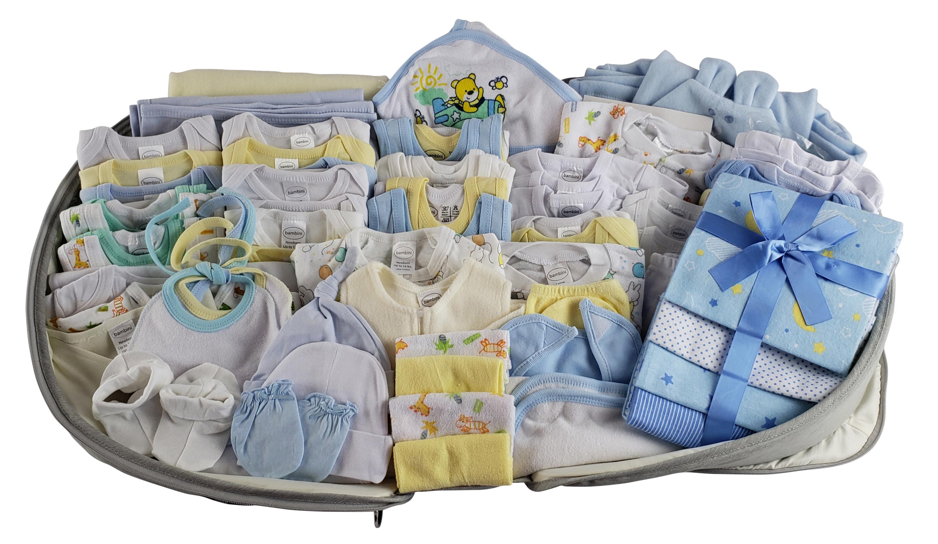Unisex 80 Pc Baby Clothing Starter Set With Diaper Bag 808-unisex-80-pieces - GreatEagleInc