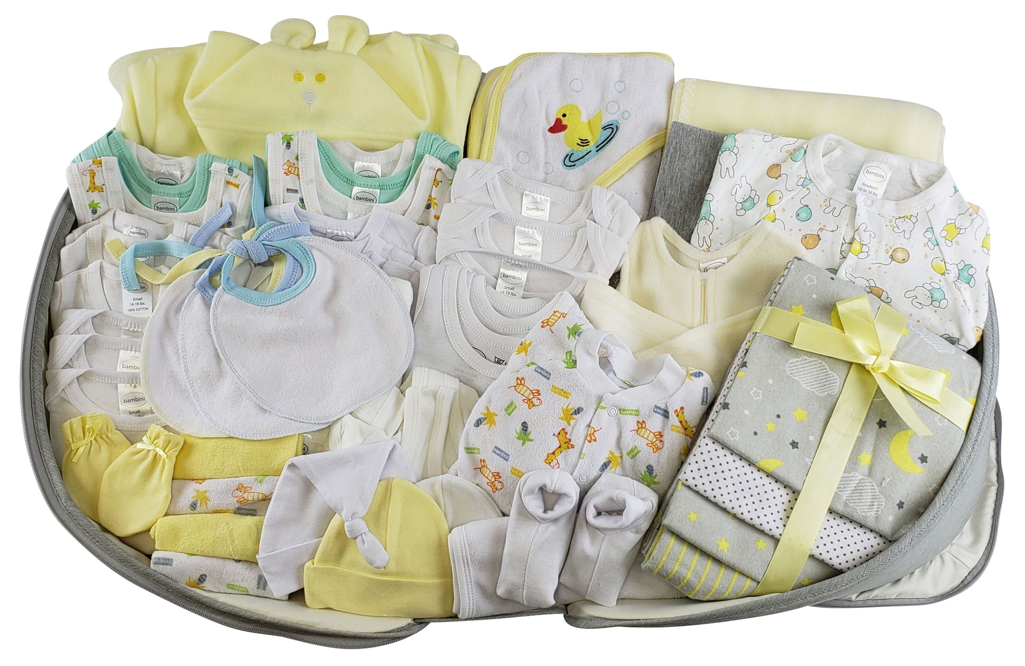 Unisex 62 Pc Baby Clothing Starter Set With Diaper Bag 808-unisex-62-pieces - GreatEagleInc