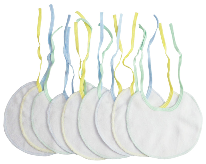 Infant Nine Piece Bib Set (pack Of 9) 1021-9-pack - GreatEagleInc