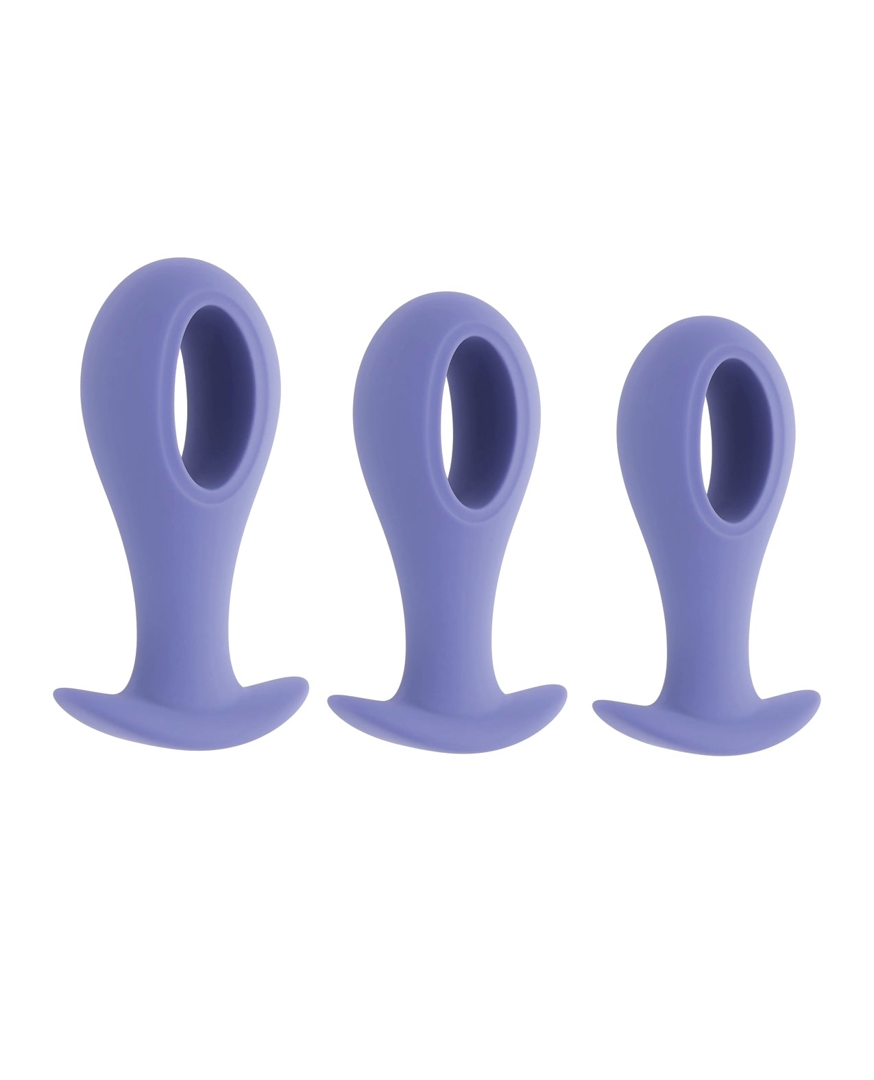 Evolved Hole Punch Anal Plug Set - Purple Set of 3