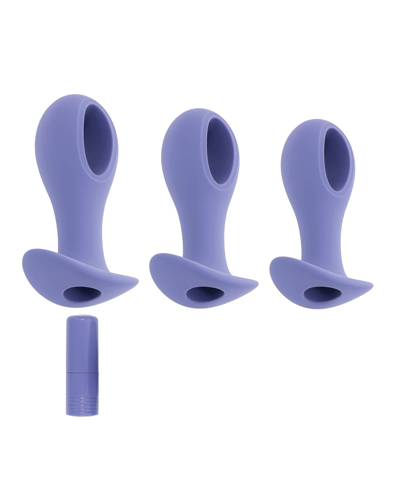 Evolved Hole Punch Anal Plug Set - Purple Set of 3