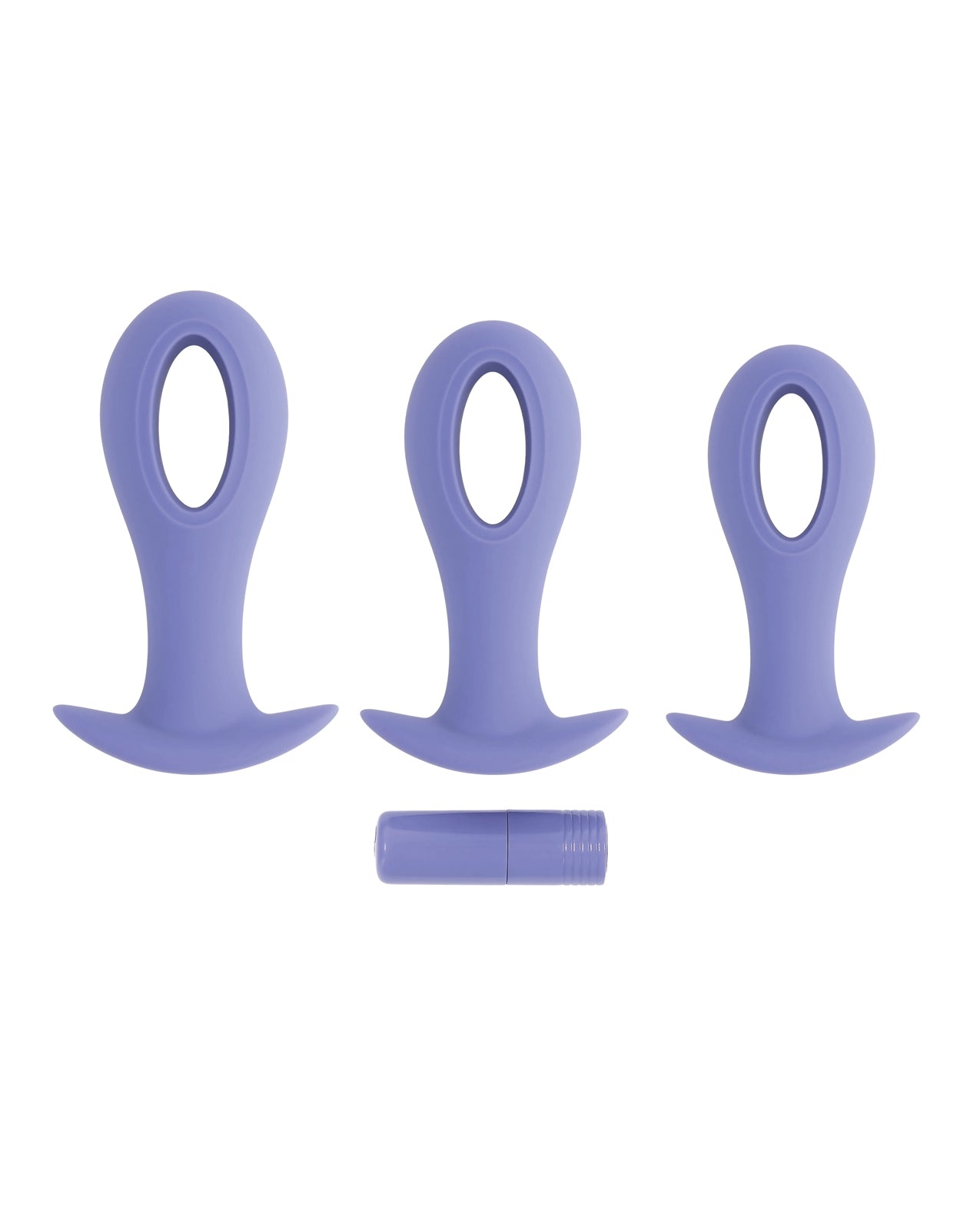 Evolved Hole Punch Anal Plug Set - Purple Set of 3