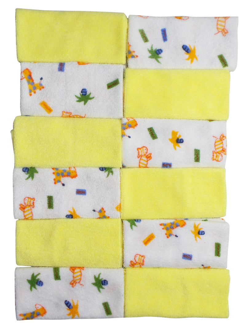 Twelve Piece Wash Cloth Set 023-3-packs - GreatEagleInc