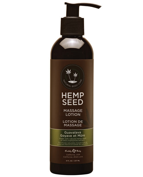 Earthly Body Hemp Seed Massage Lotion - 2 Oz Isle Of You - GreatEagleInc