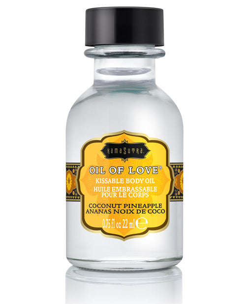 Kama Sutra Oil Of Love - .75 Oz - Coconut Pineapple - Lotions Oils Creams And Gels