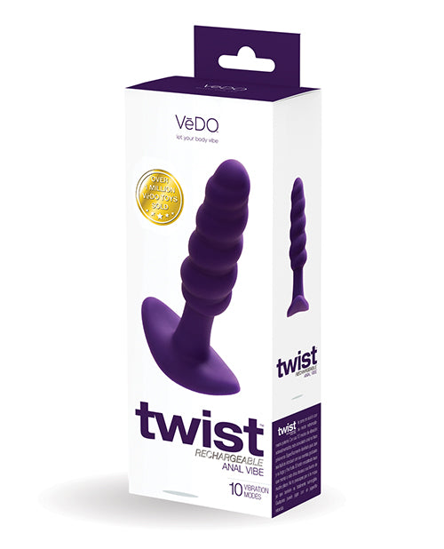 Vedo Twist Rechargeable Anal Plug - GreatEagleInc