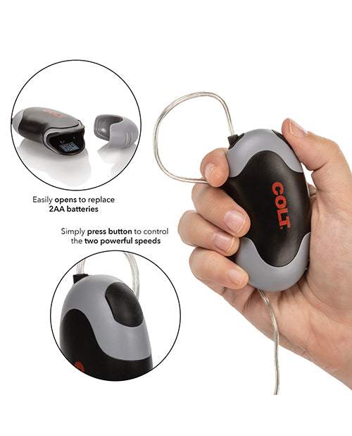 COLT Xtreme Turbo Bullet Power Pack Waterproof - 2 Speed Silver - Gay & Lesbian Products