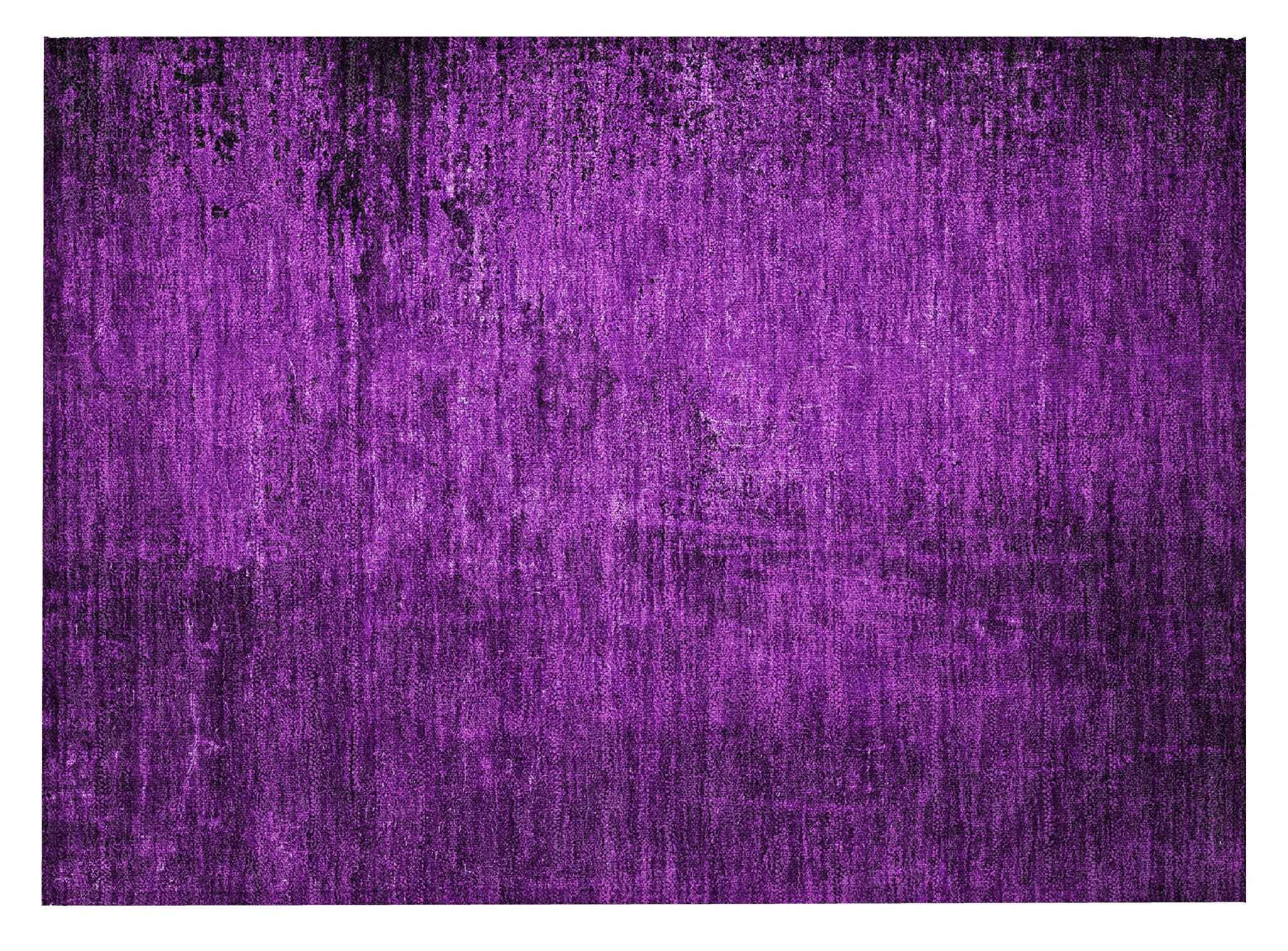 2' X 3' Purple Abstract Washable Non Skid Indoor Outdoor Area Rug