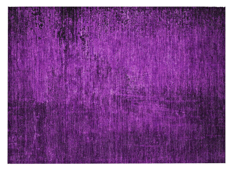 2' X 3' Purple Abstract Washable Non Skid Indoor Outdoor Area Rug