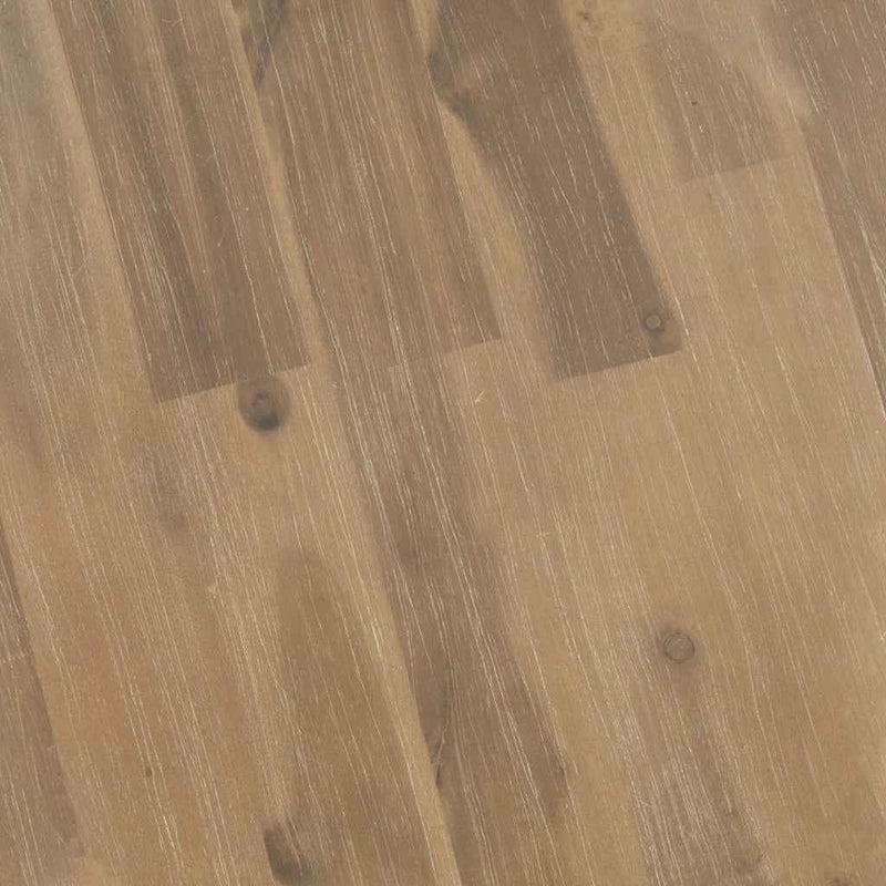 17" Natural Solid Wood Round Pedestal End Table