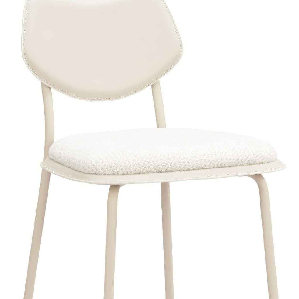 Set of Four 30" Gray Polyester and Wood Low Back Bar Height Bar Chairs