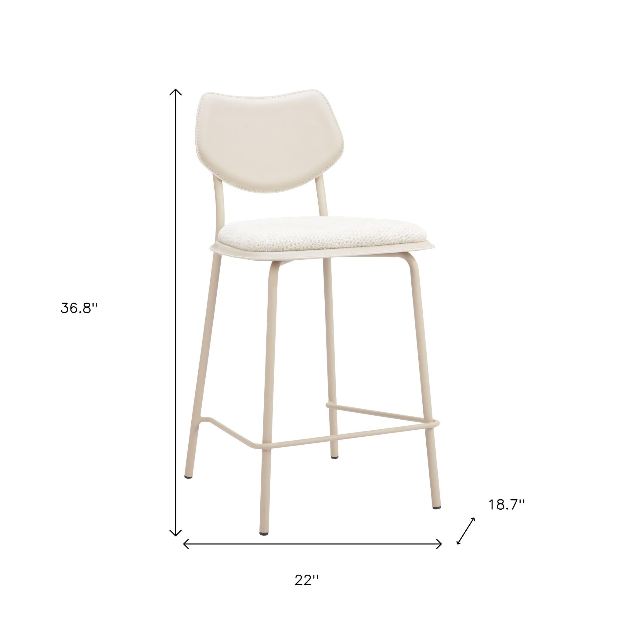 Set of Four 26" Gray Polyester and Wood Low Back Counter Height Bar Chairs - GreatEagleInc