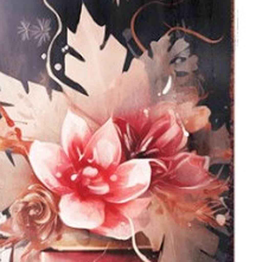 48" Pink And White Christmas Female Nutcracker Solid Wood Porch Sign