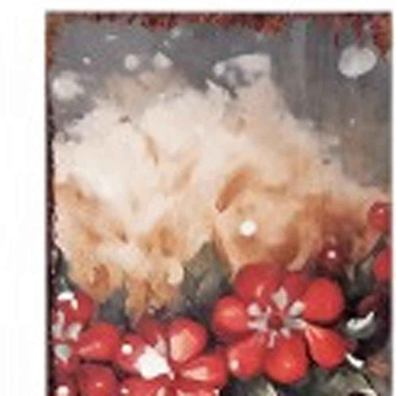 72" Black And Red Solid Wood Christmas Female Nutcracker Porch Sign