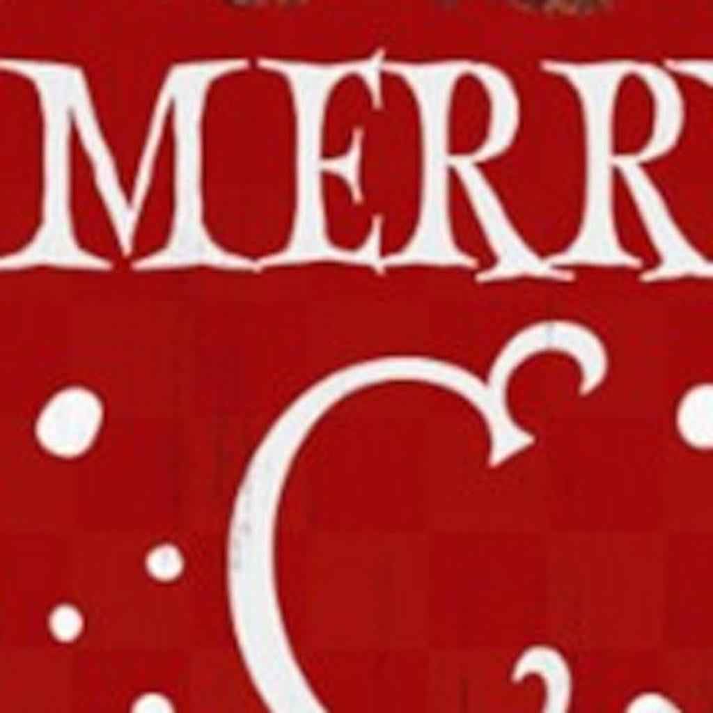 72" Red Solid Wood Merry Christmas Nutcracker Porch Sign