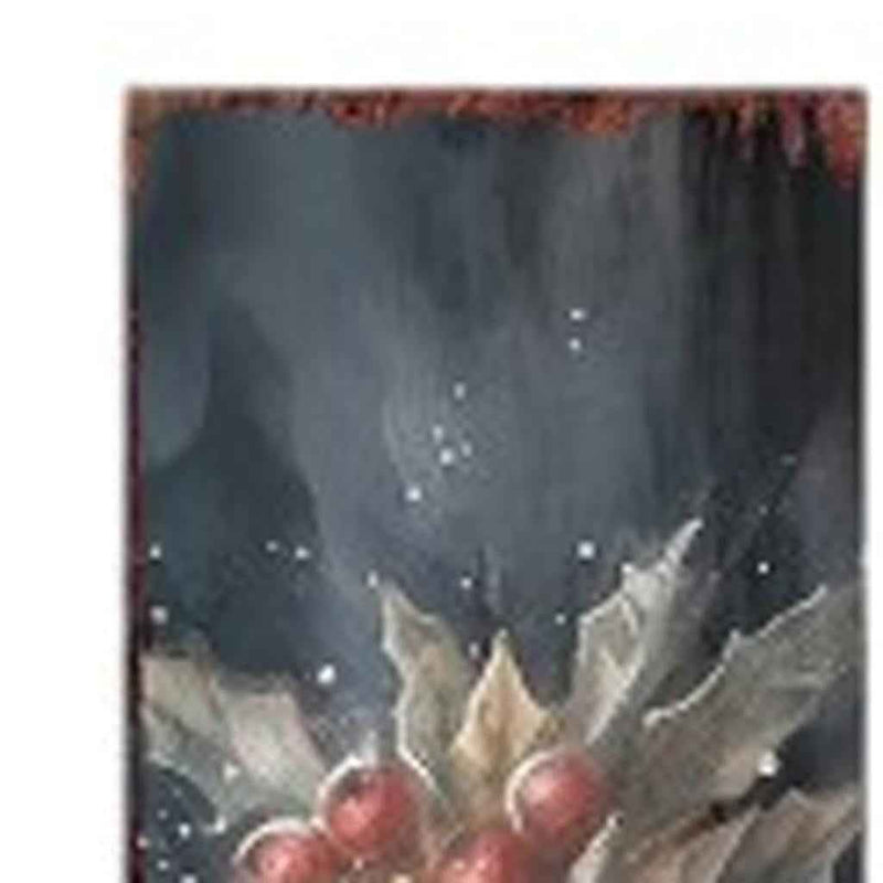 72" Black And Red Solid Wood Christmas Nutcracker Porch Sign