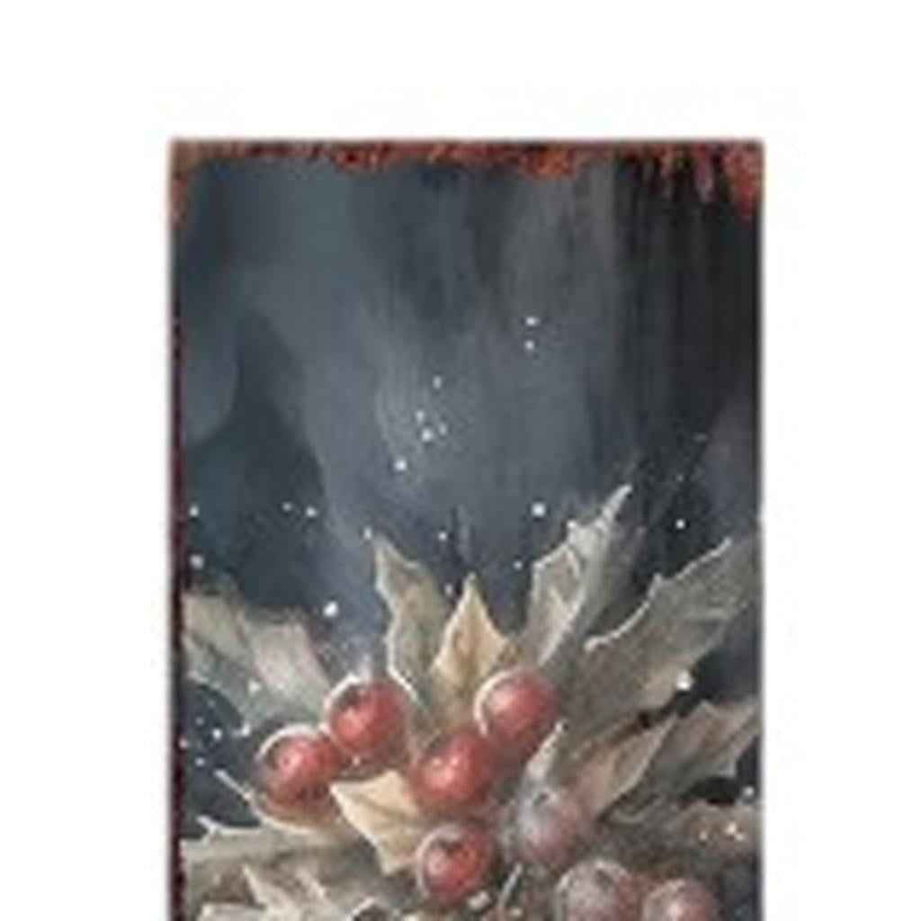 72" Black And Red Solid Wood Christmas Nutcracker Porch Sign