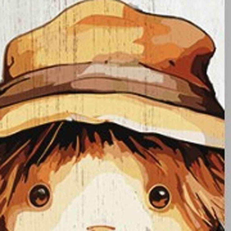 72" Brown Orange And White Solid Wood Happy Fall Scarecrow Porch Sign