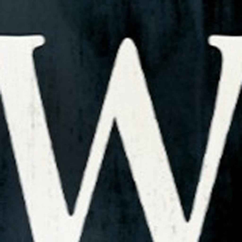 72" Black Orange And White Solid Wood Welcome Porch Sign