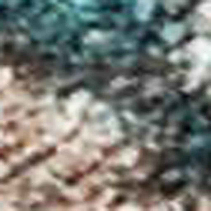 9' X 12' Teal Blue And Beige Abstract Washable Indoor Outdoor Area Rug