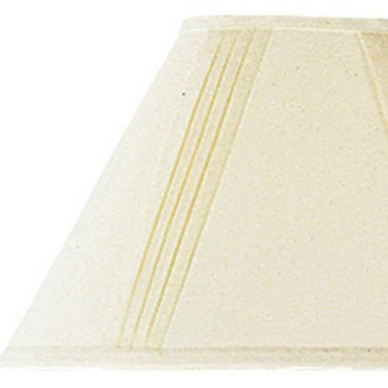 Off White Linen Pleated Empire Lamp Shade