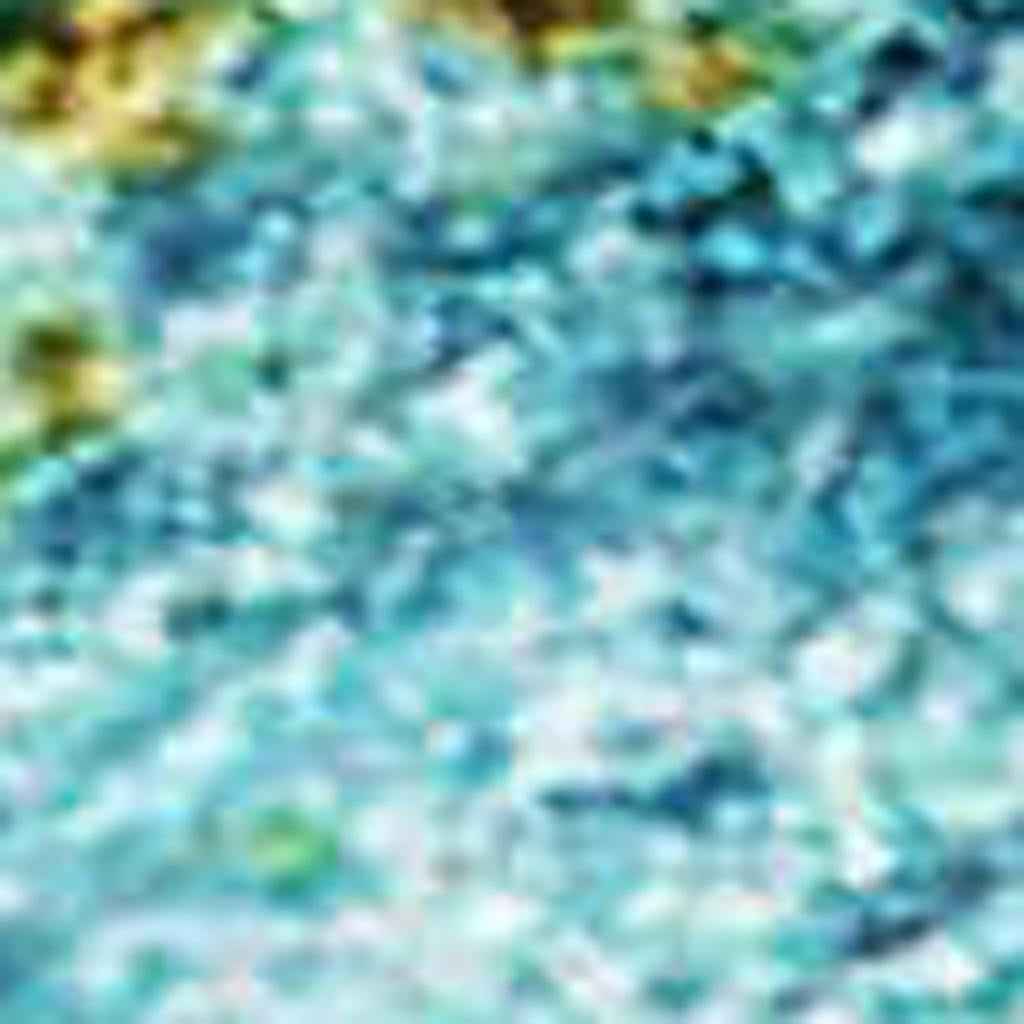 9' X 12' Teal Blue Lime Green And Blush Abstract Washable Indoor Outdoor Area Rug