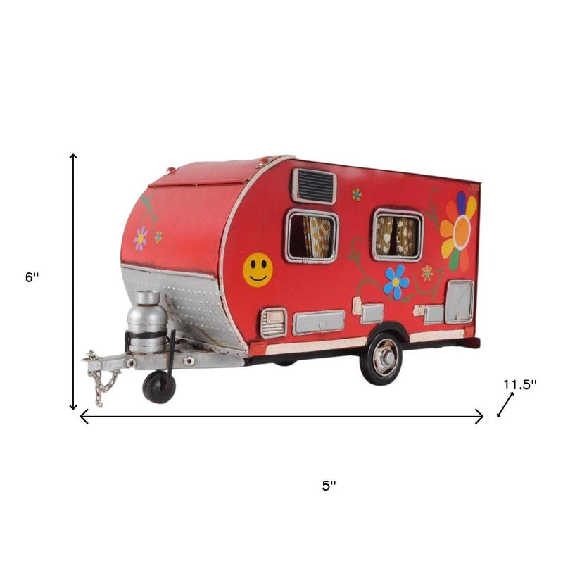 Red Camper Trailer Model Tissue Holder - Bed & Bath