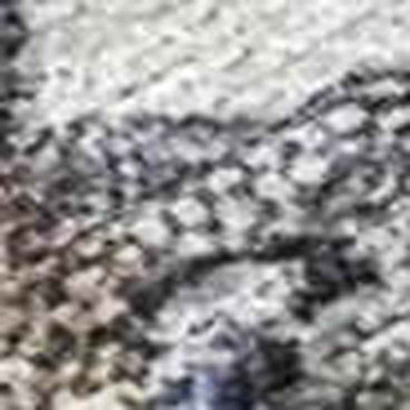 5' X 8' Brown Purple And Ivory Abstract Washable Indoor Outdoor Area Rug