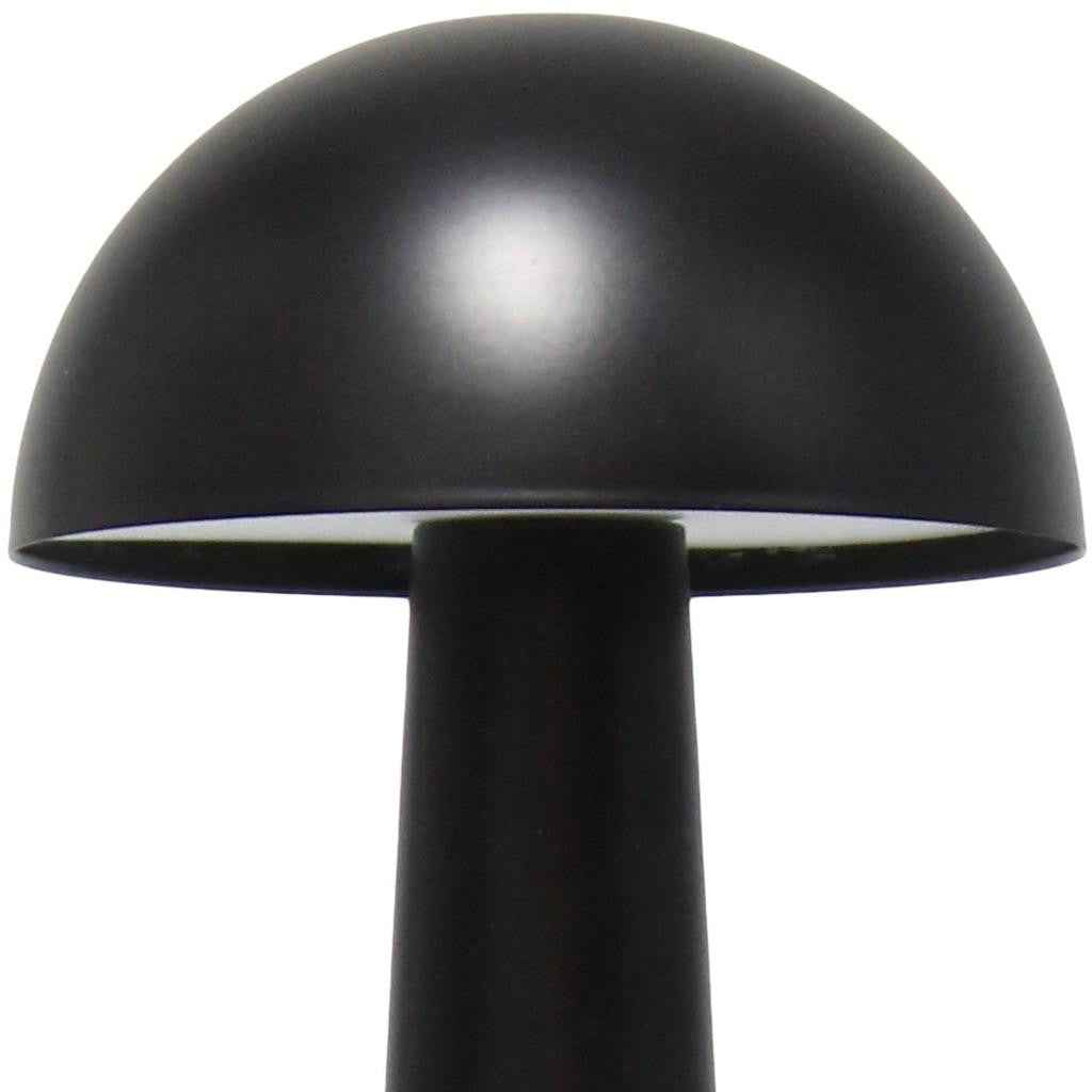 9" Black Metal Lighthouse Table Lamp