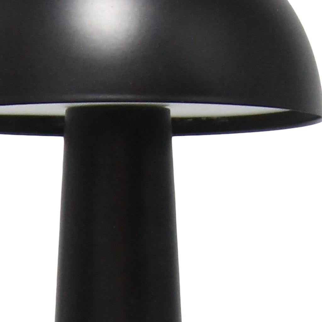 9" Black Metal Lighthouse Table Lamp