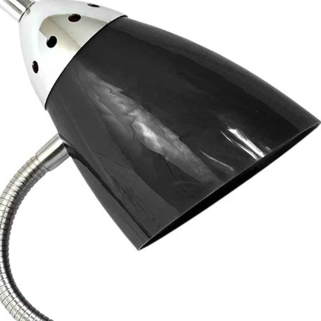 18" Black Swing Arm Table Lamp