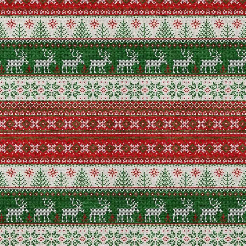 10' X 14' Red Green And Ivory Animal Print Washable Indoor Outdoor Area Rug