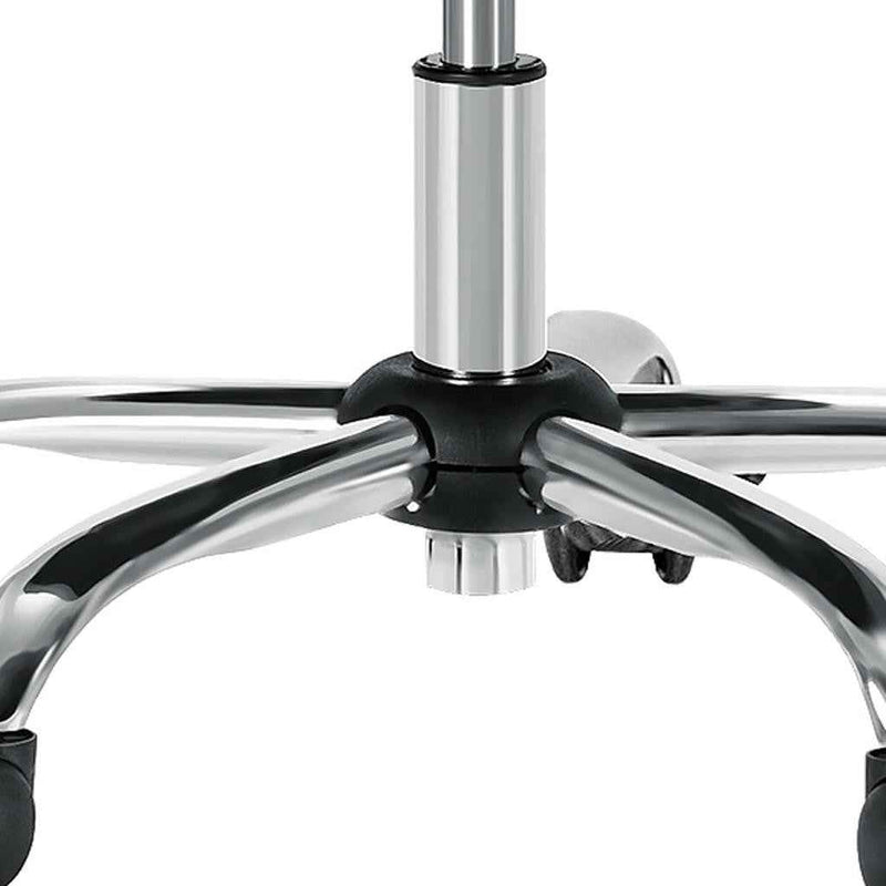 21" Silver Tufted Swivel Lounge Chair