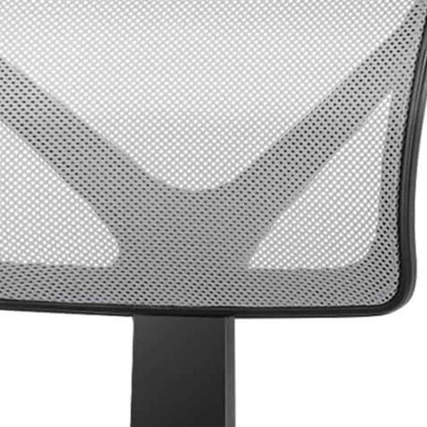 17" Black Tufted Swivel Lounge Chair