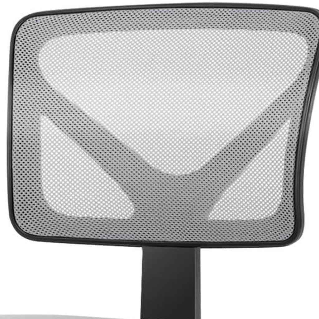 17" Black Tufted Swivel Lounge Chair