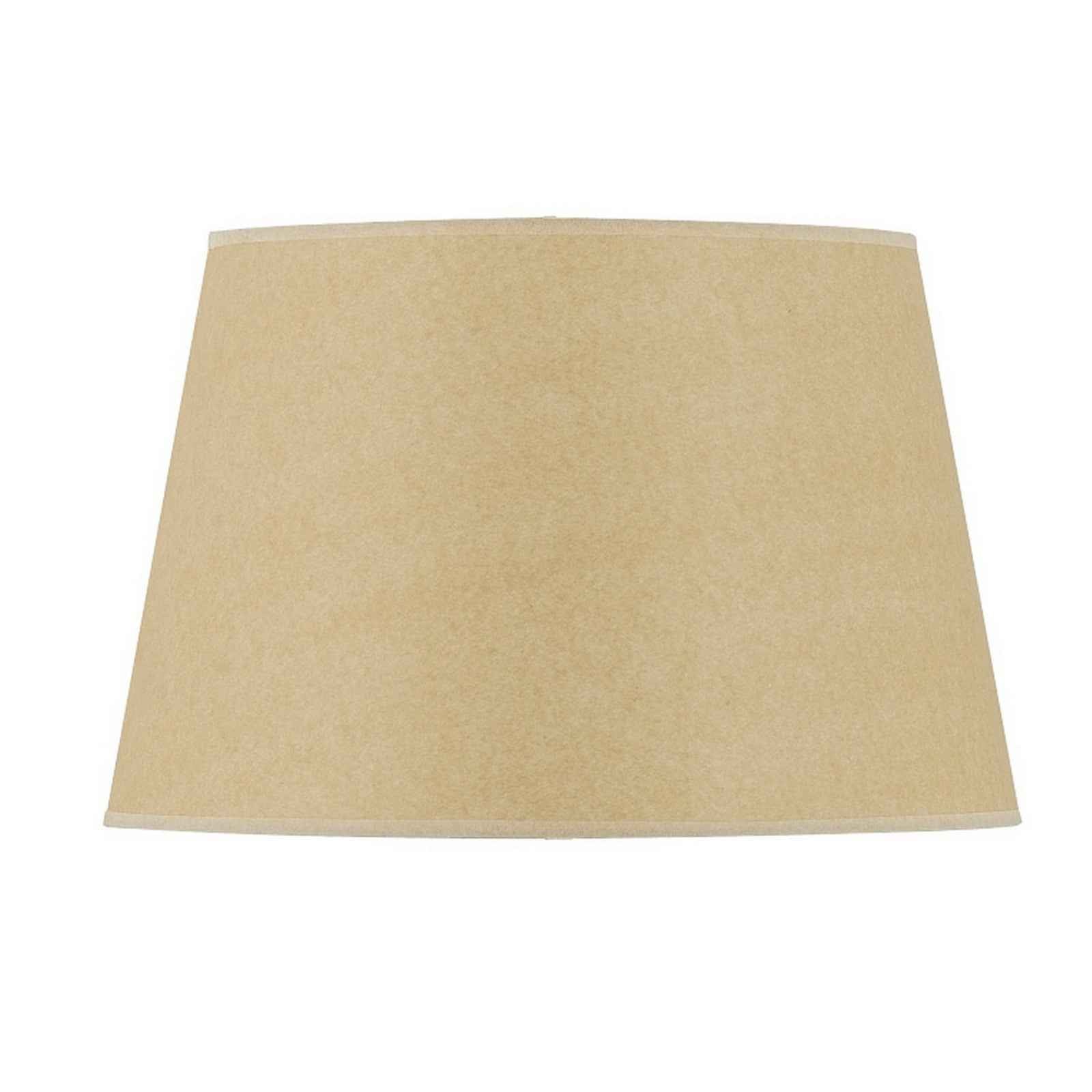 Tan Linen Plain Drum Lamp Shade